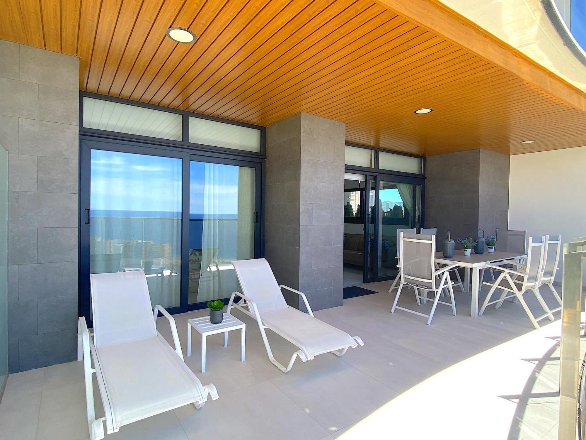בנידורם Lujoso Apartament Con Impresionantes Vistas Al Mar מראה חיצוני תמונה