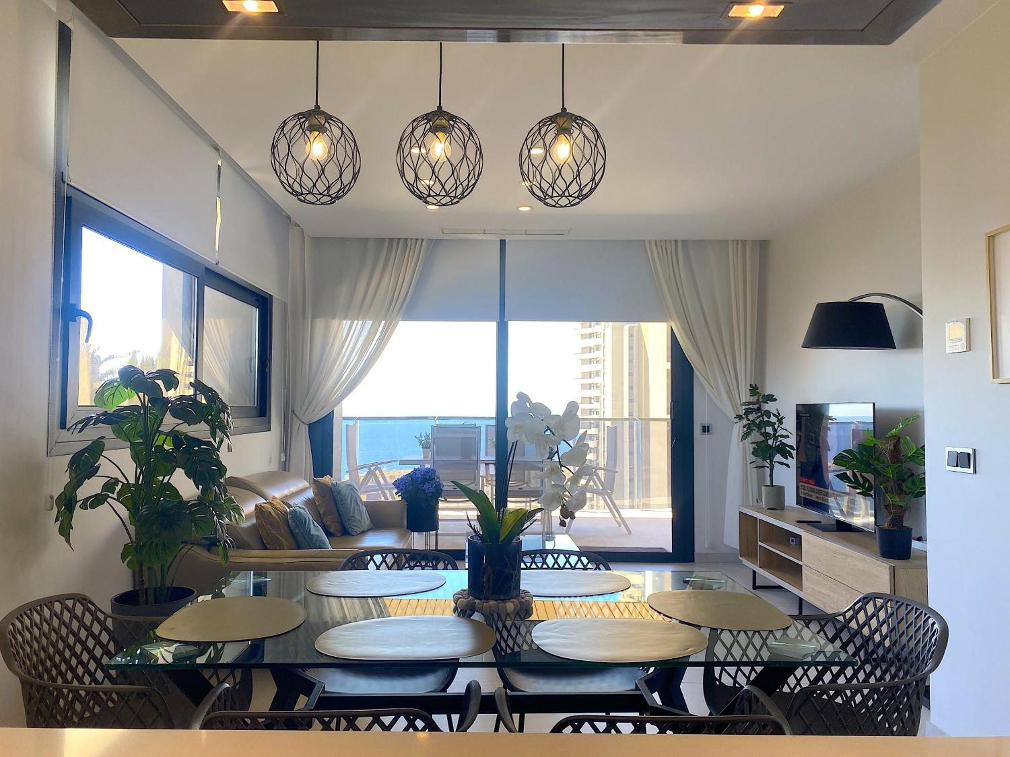 בנידורם Lujoso Apartament Con Impresionantes Vistas Al Mar מראה חיצוני תמונה
