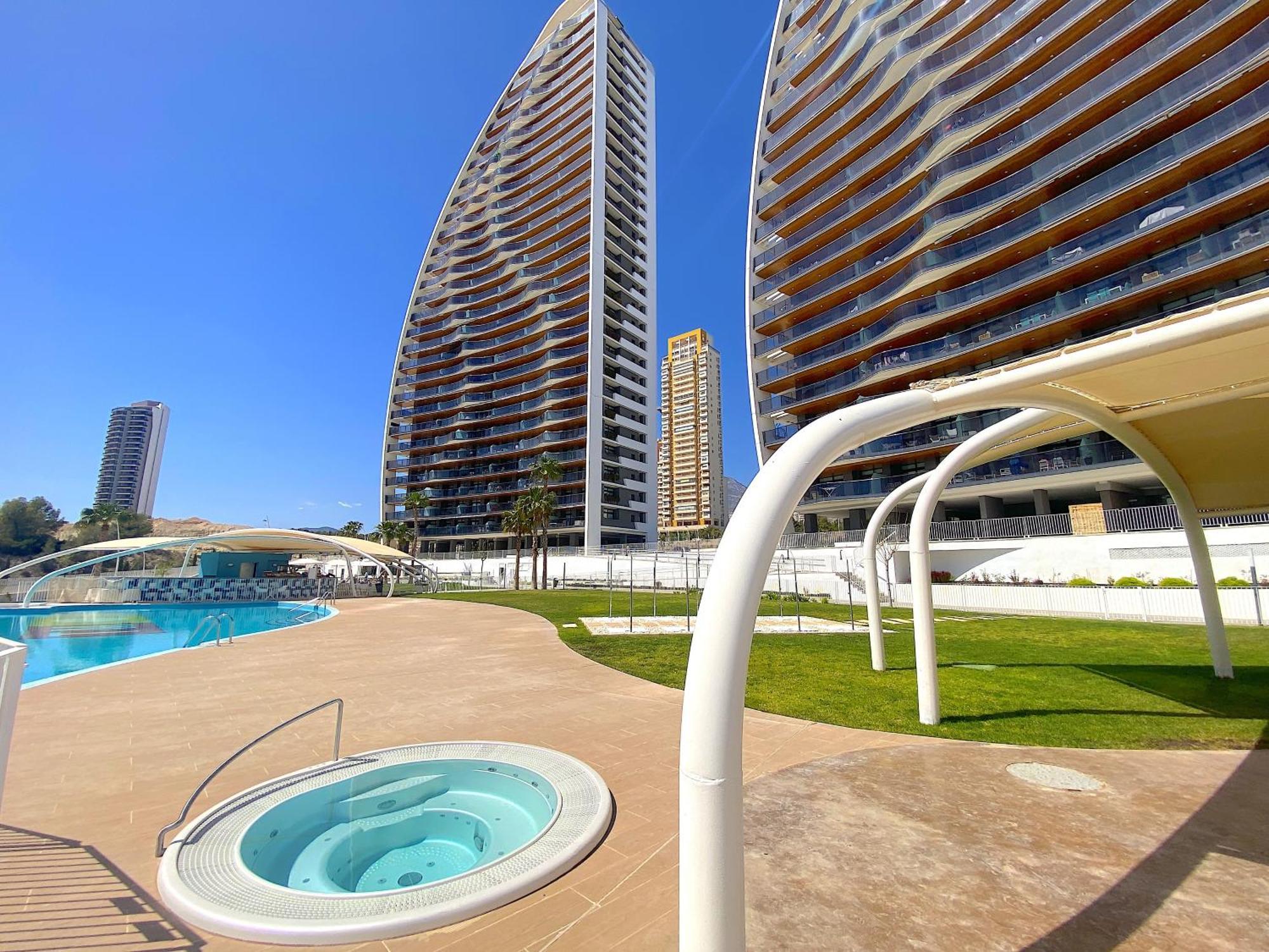 בנידורם Lujoso Apartament Con Impresionantes Vistas Al Mar מראה חיצוני תמונה