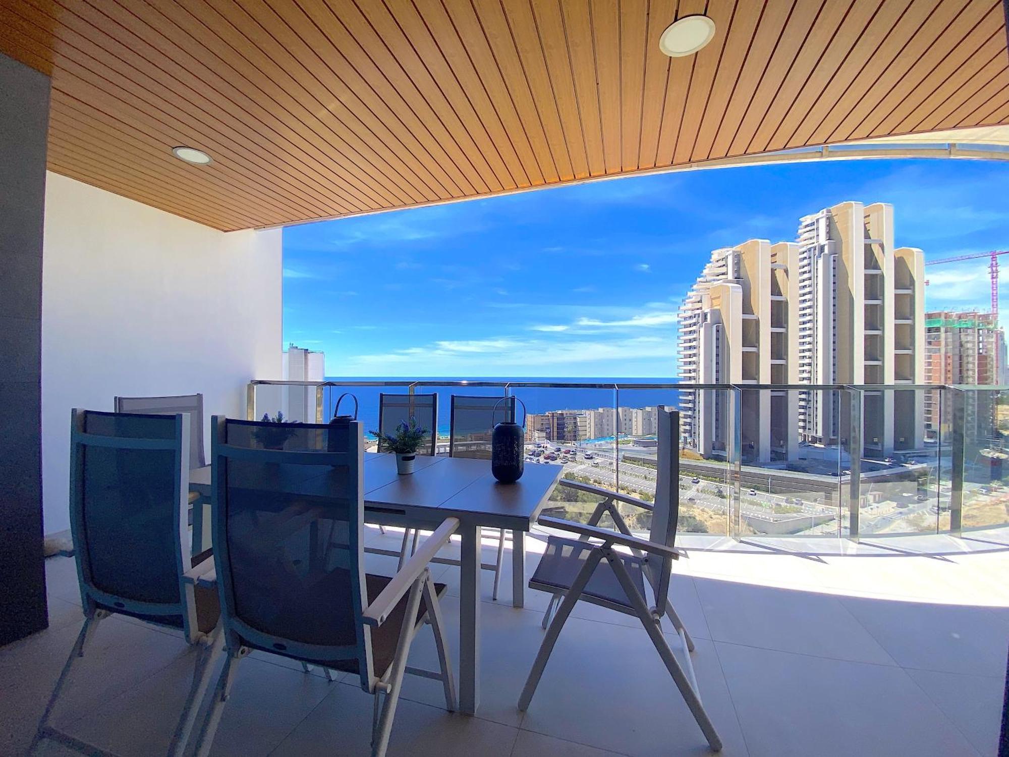 בנידורם Lujoso Apartament Con Impresionantes Vistas Al Mar מראה חיצוני תמונה