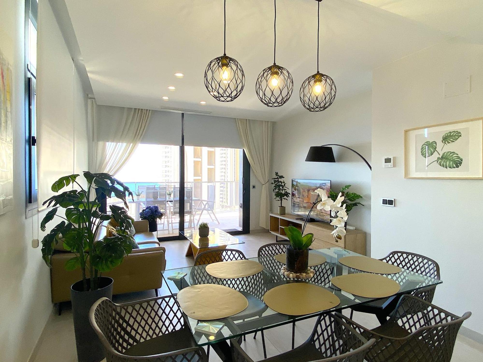 בנידורם Lujoso Apartament Con Impresionantes Vistas Al Mar מראה חיצוני תמונה